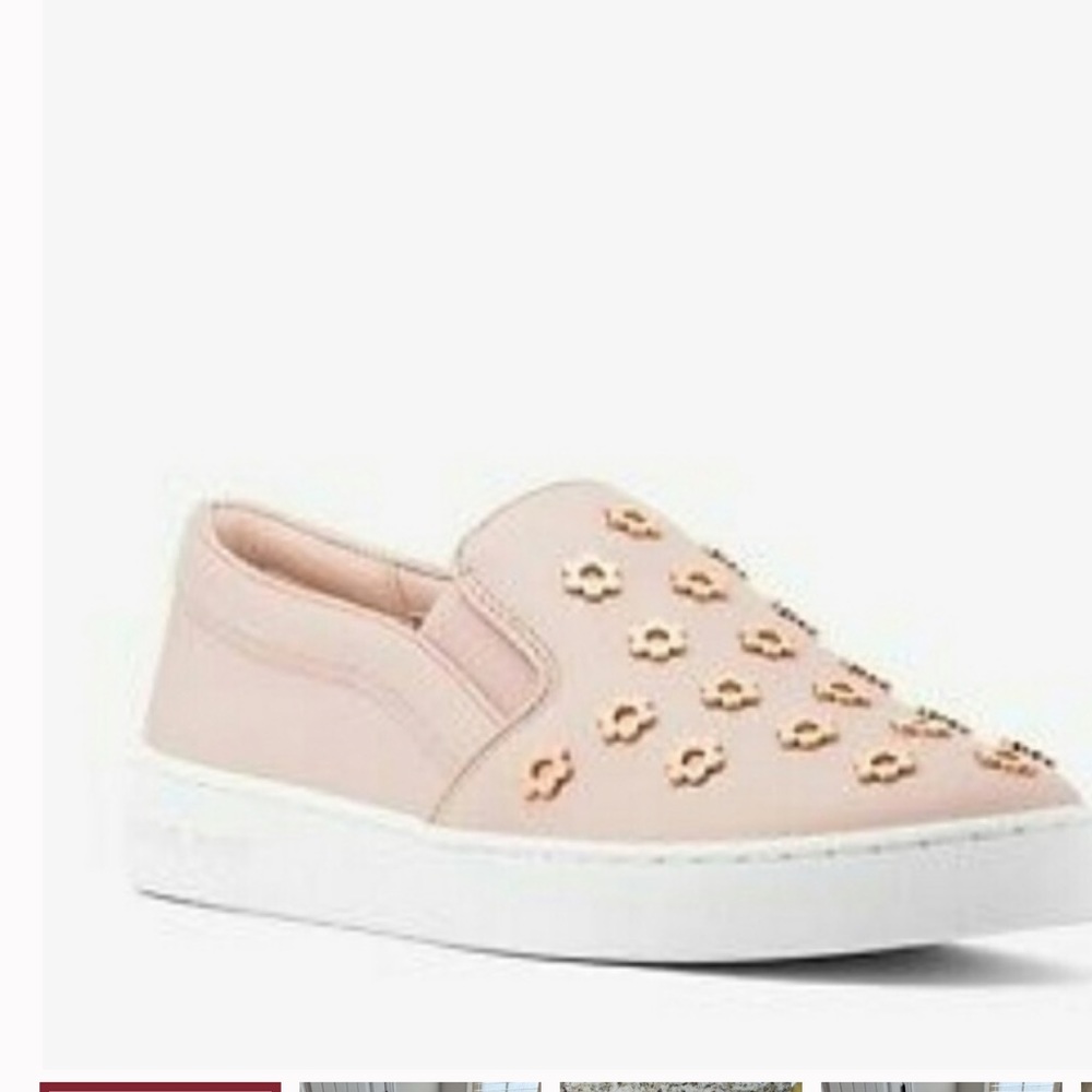 Michael Kors Soft Pink Keaton Slip On